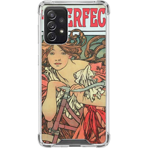 Alphonse Mucha Cycles Perfecta Galaxy A72 5G Clear Case